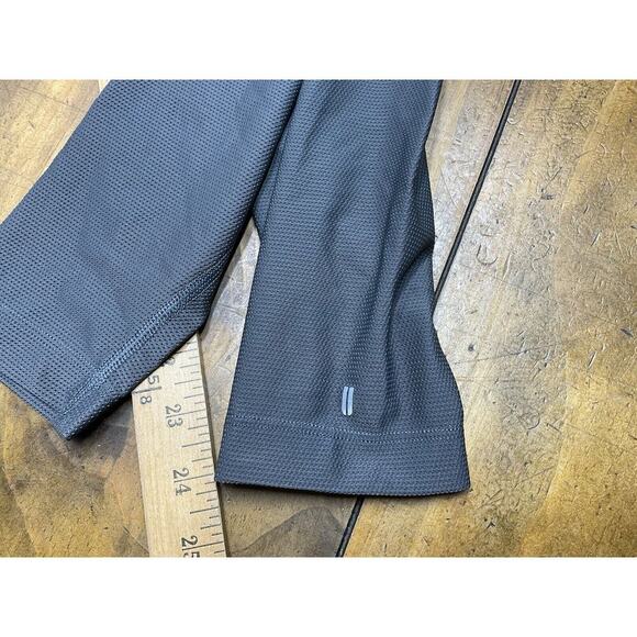 NOBULL Leggings Womens Gray Compression Stretch Zip Pocket Mesh Logo - Picture 12 of 12